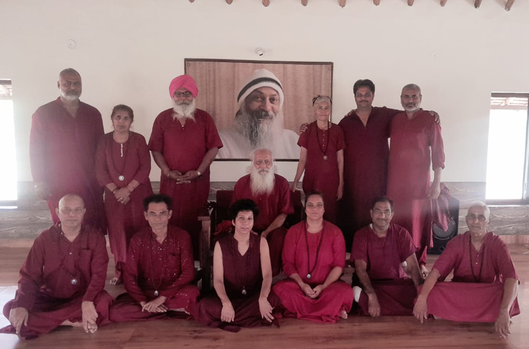 Meditation Camp Organized at Osho Ashram in Village Barapur